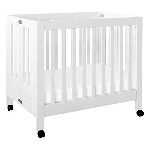 1. Babyletto Origami Portable Mini Crib with Wheels