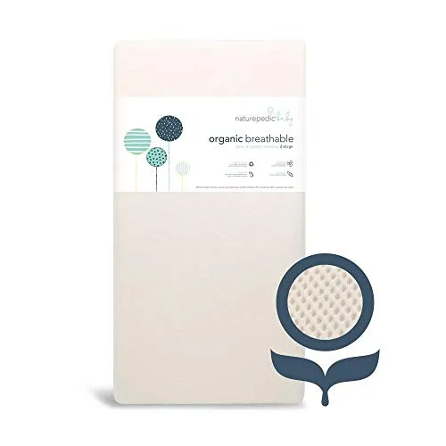 Naturepedic Organic Breathable Baby Crib Mattress