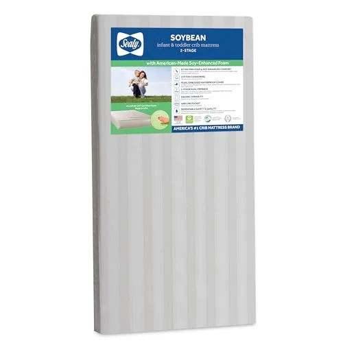 Sealy Soybean Serenity 2-Stage Foam Crib Mattress