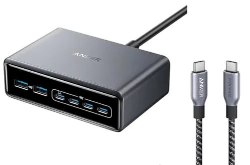 Anker Prime Charger (200W, 6 Ports, GaN)