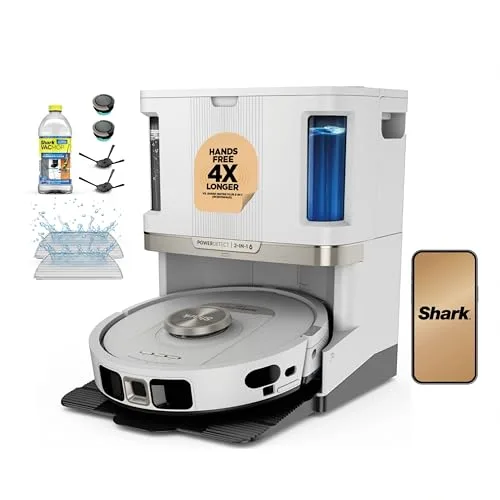 15. Shark PowerDetect NeverTouch Pro Robot Vacuum and Mop