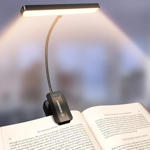 Glocusent Clip-On Book Light