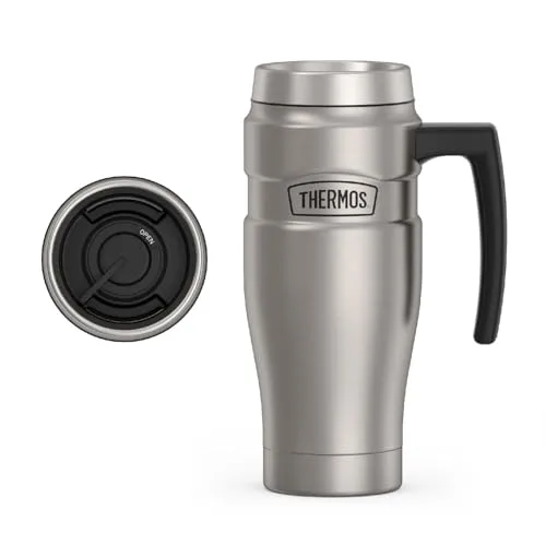 13. Thermos Stainless King Vacuum-Insulated Travel Mug (16 oz)
