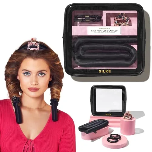 6. Silk & Solace Silk Heatless Curler Set