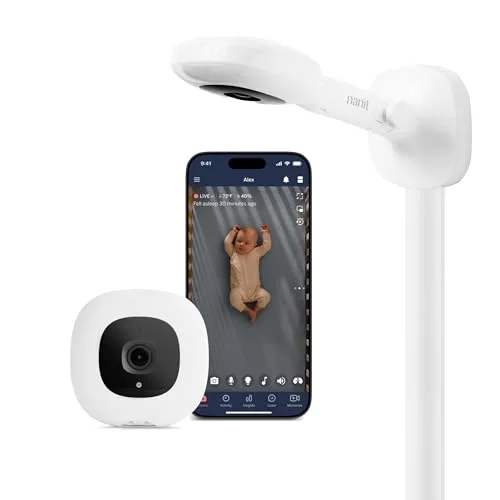 Nanit Pro Smart Baby Monitor + Wall Mount
