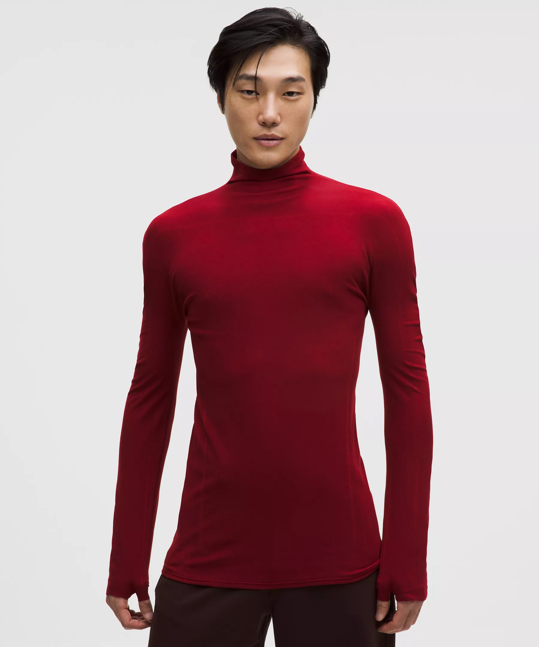 lululemon Team Canada Seamless Mock Neck Base Layer